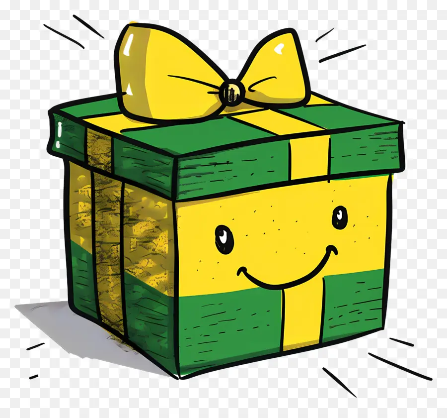الكرتون مربع هدية，هدية مربع PNG