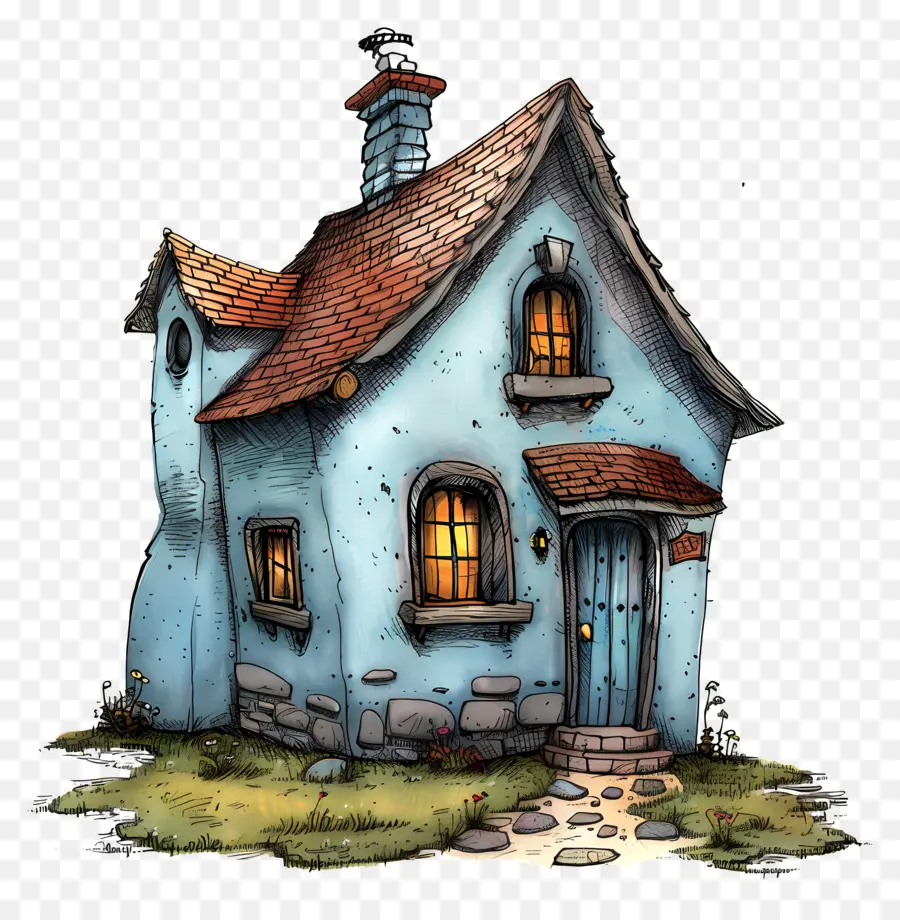 البيت，منزل صغير PNG