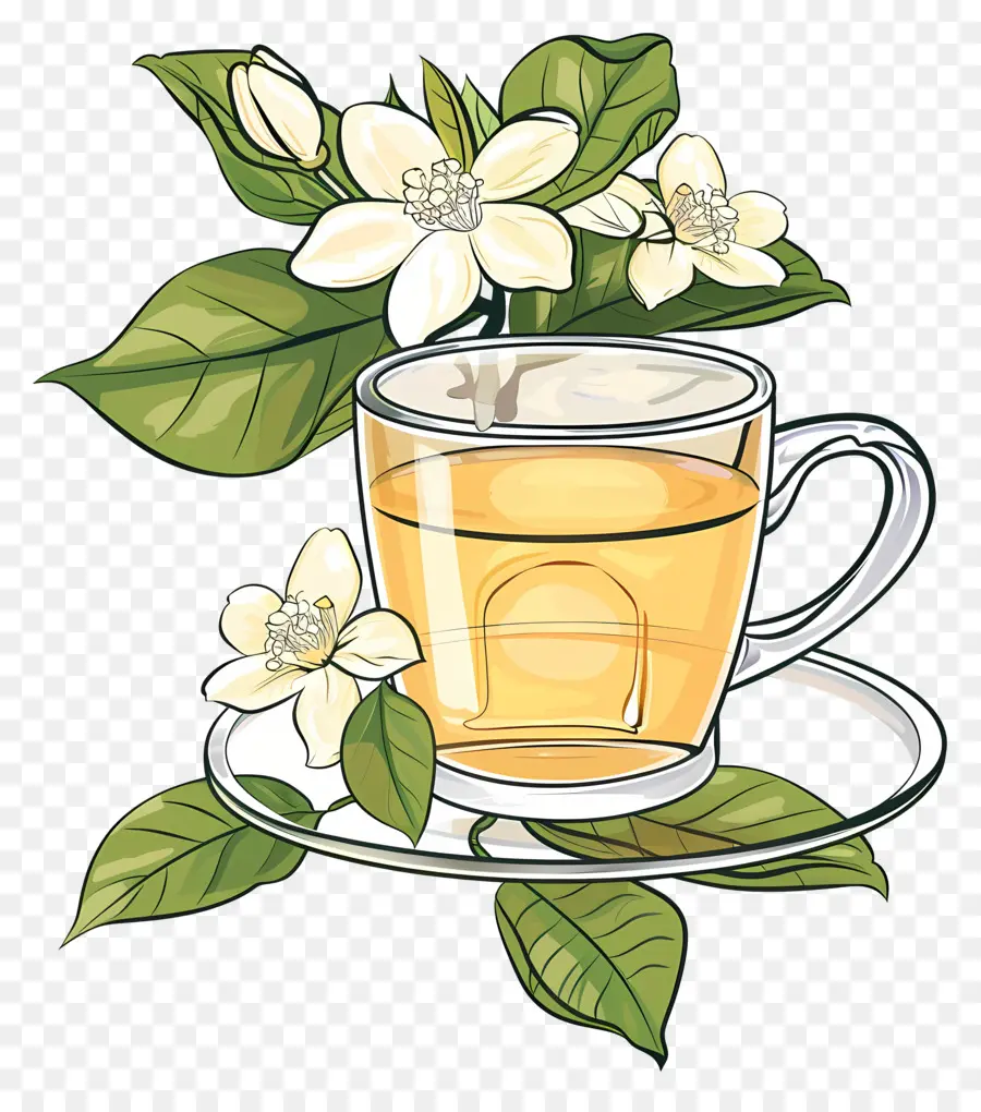 شاي الياسمين，الشاي PNG