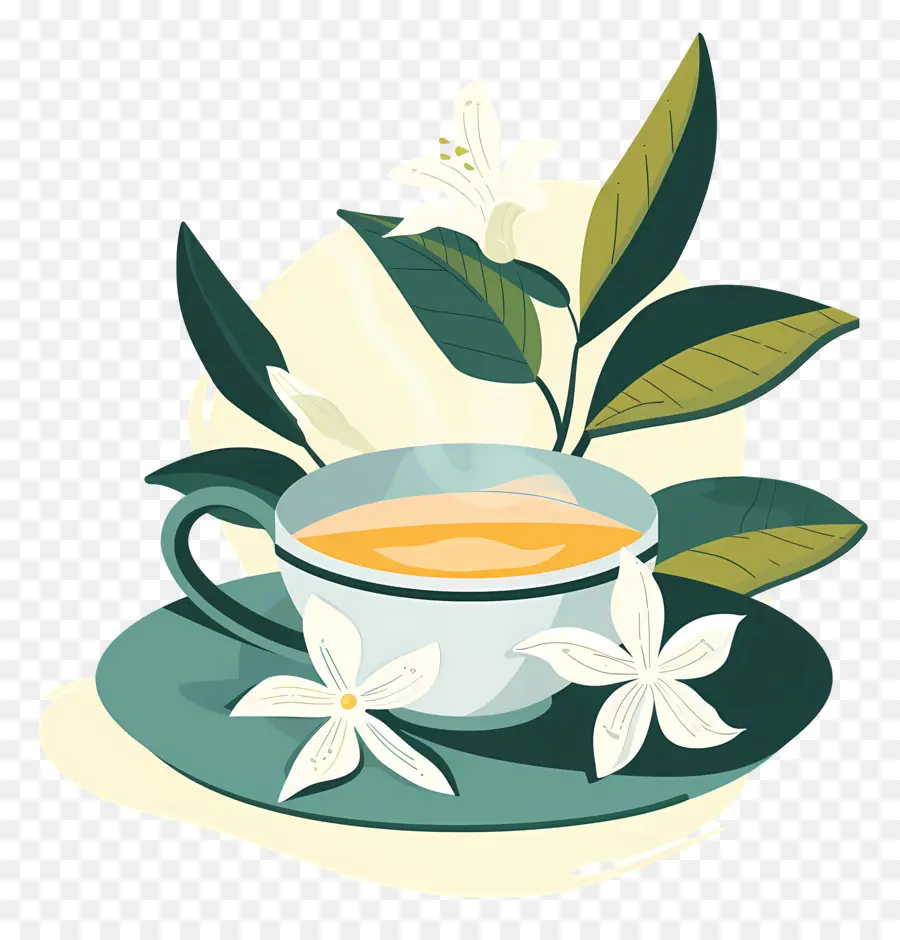 شاي الياسمين，الشاي PNG