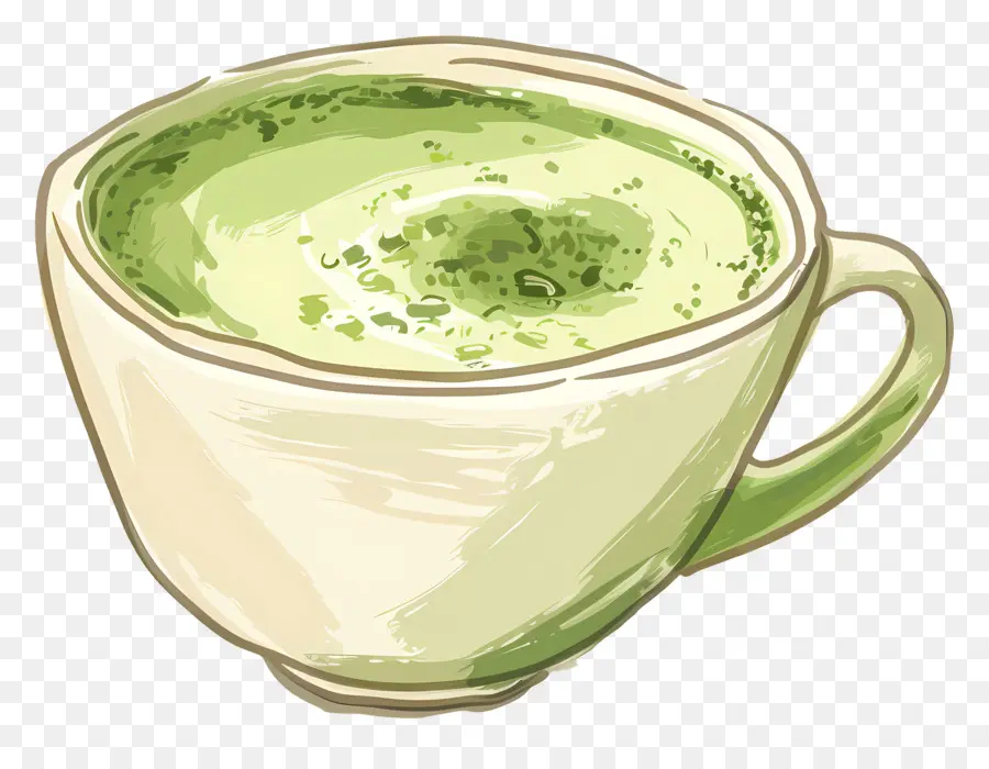 ماتشا الشاي，الشاي الأخضر PNG