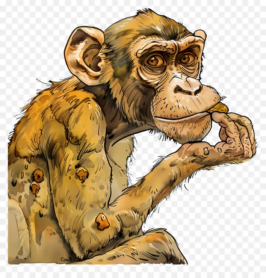 القرد，الشمبانزي PNG