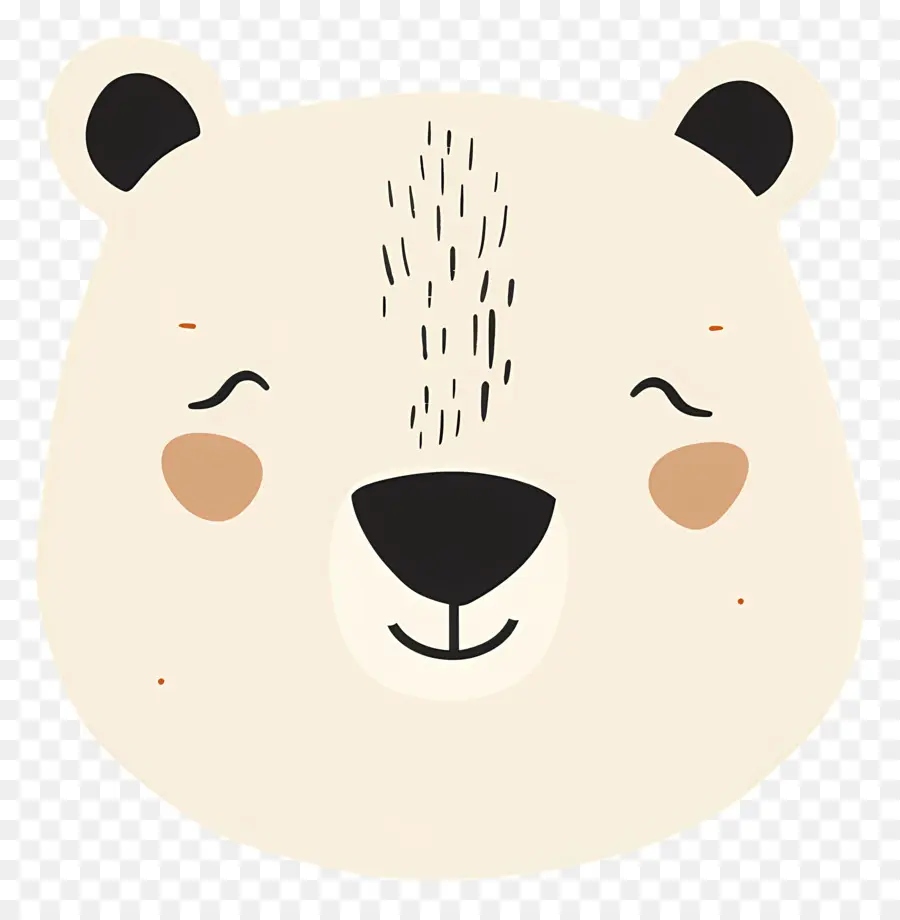 وجه دب لطيف，الدب PNG