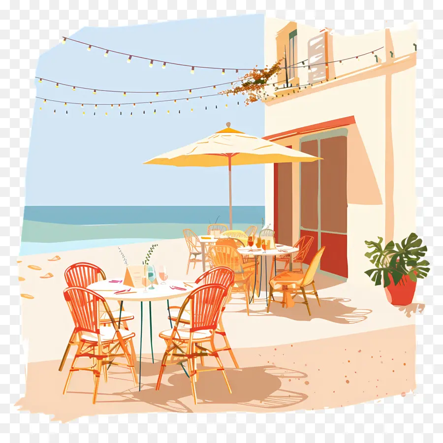 مقهى，الشاطئ PNG