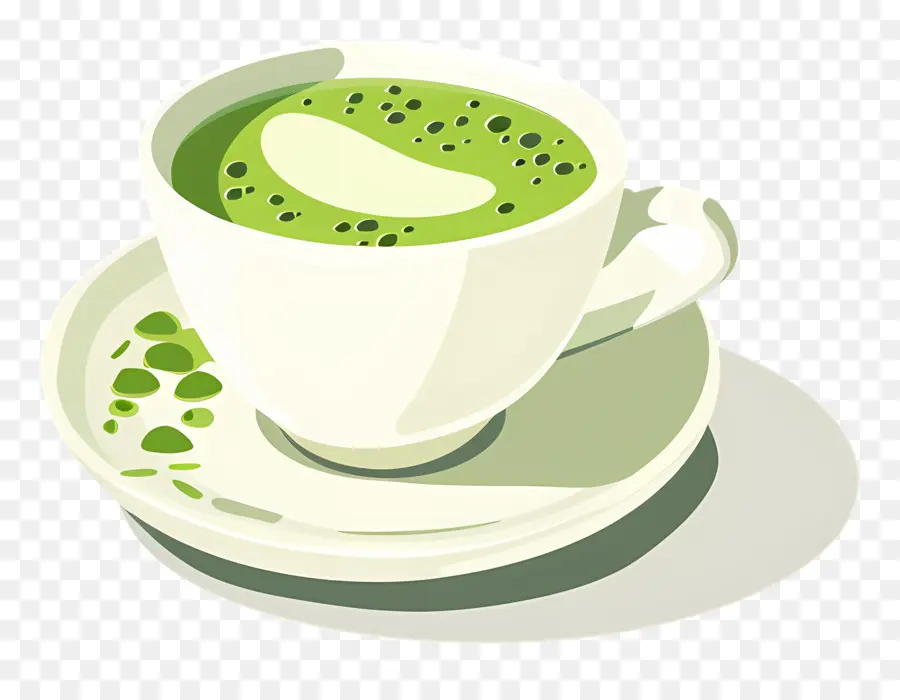 ماتشا الشاي，الشاي الأخضر PNG