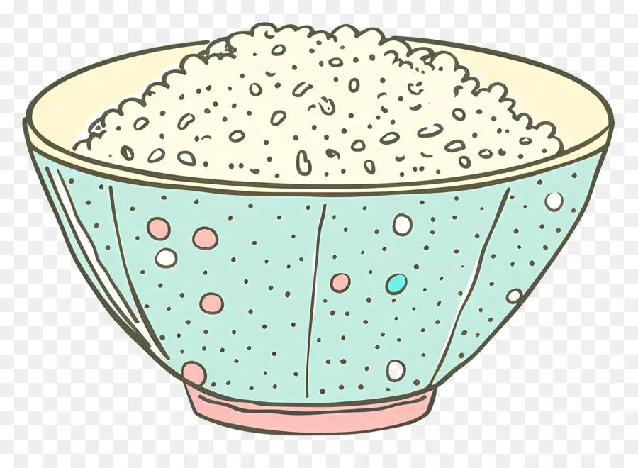 وعاء الأرز，الأرز الأبيض PNG