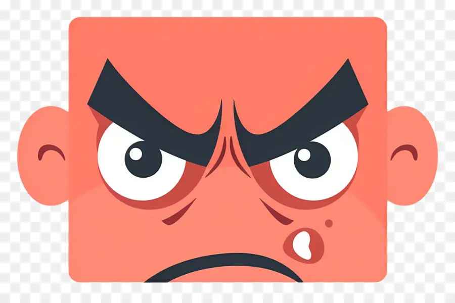 وجه غاضب，غاضب PNG