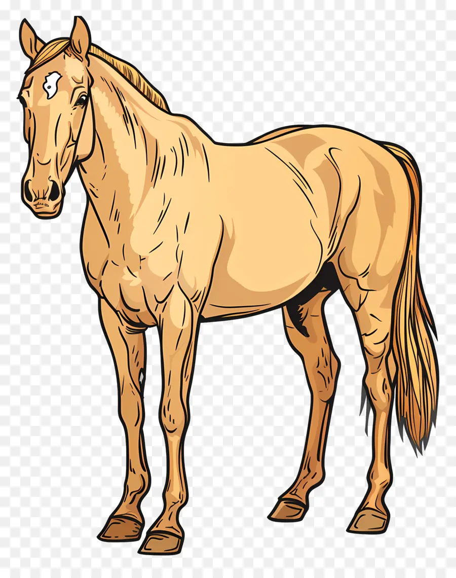 الحصان，كارتون الحصان PNG