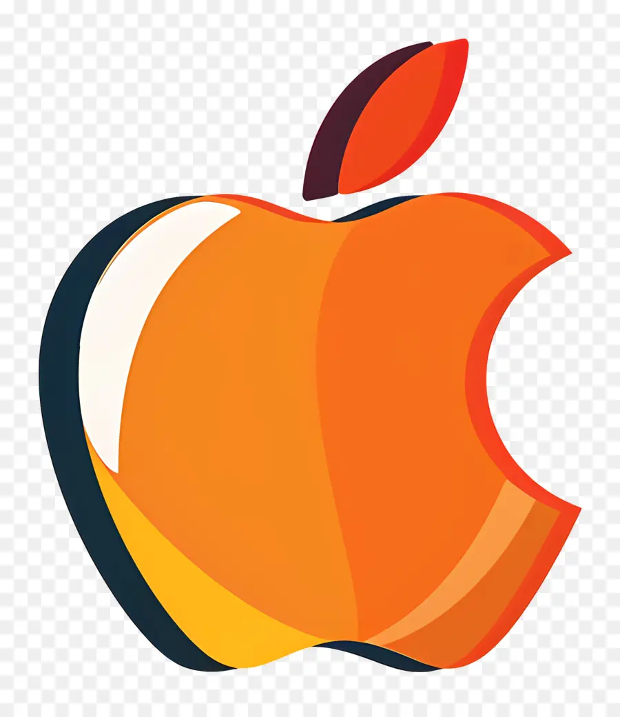 شعار أبل，التفاح البرتقالي PNG
