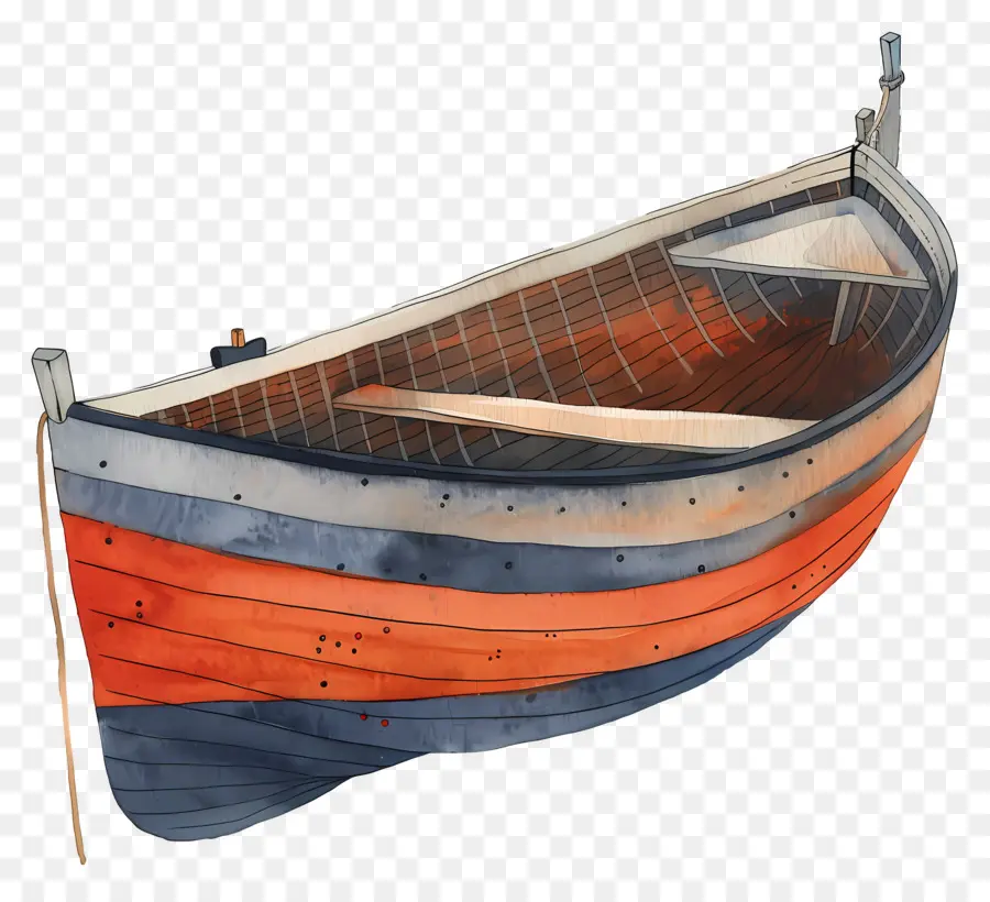 القارب，قارب خشبي PNG