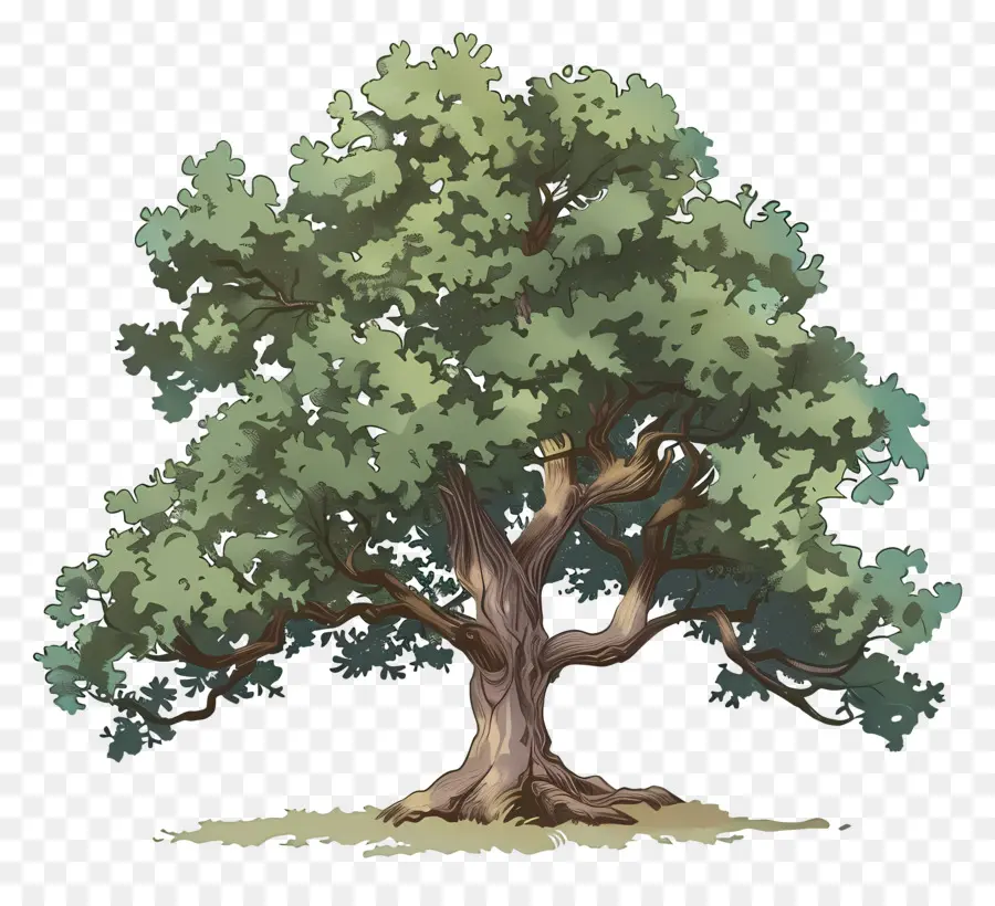 شجرة البلوط，فروع PNG