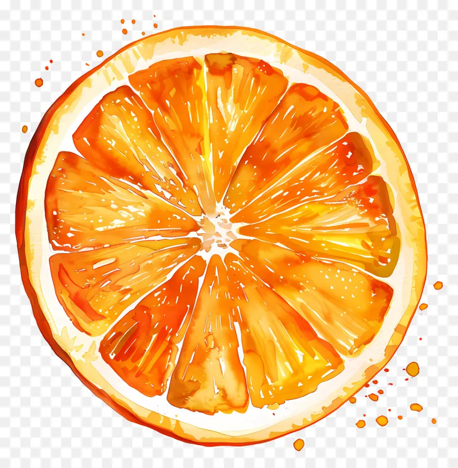 نصف البرتقال，شريحة البرتقال PNG