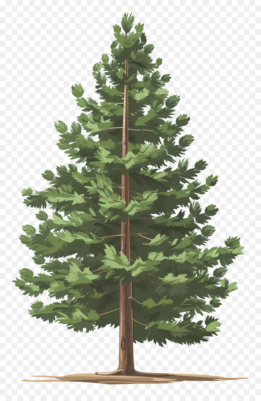 شجرة الصنوبر，الأخضر PNG