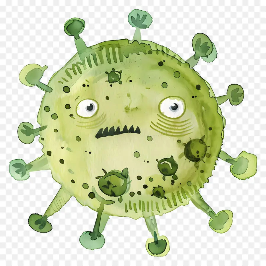 الفيروسات，جرثومة خضراء PNG
