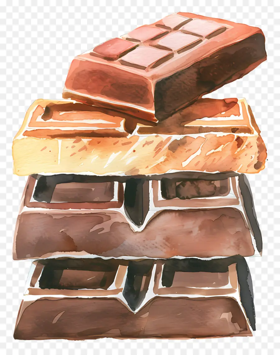 الشوكولاته بار，الشوكولاته الداكنة PNG