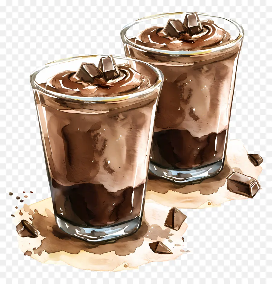 موس الشوكولاته，الحلوى PNG