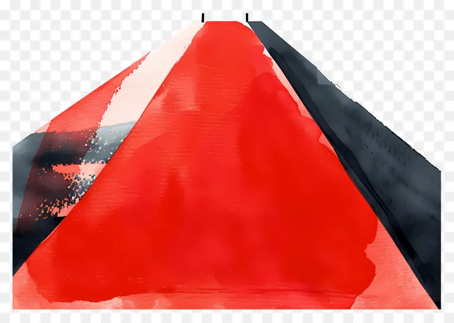 السجادة الحمراء，المثلث الاحمر PNG