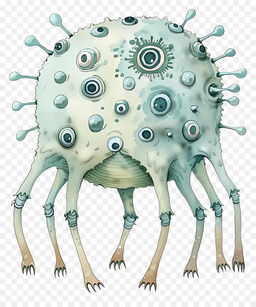 الفيروسات，مخلوق أجنبي PNG