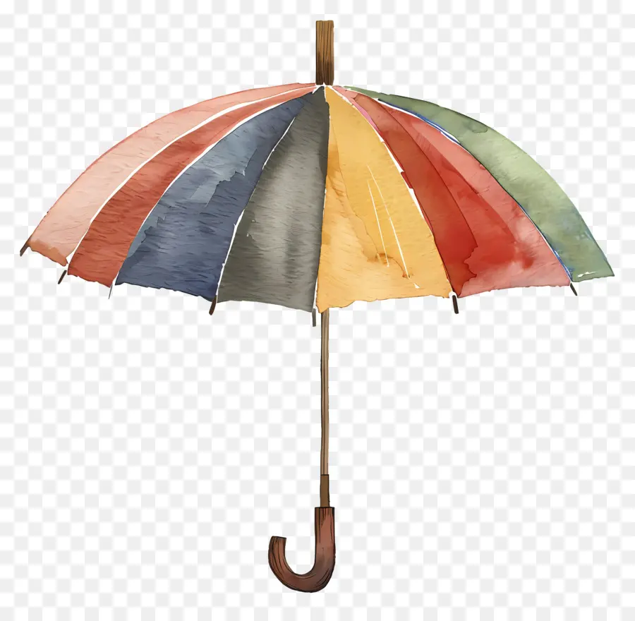 مظلة，قوس قزح مظلة PNG