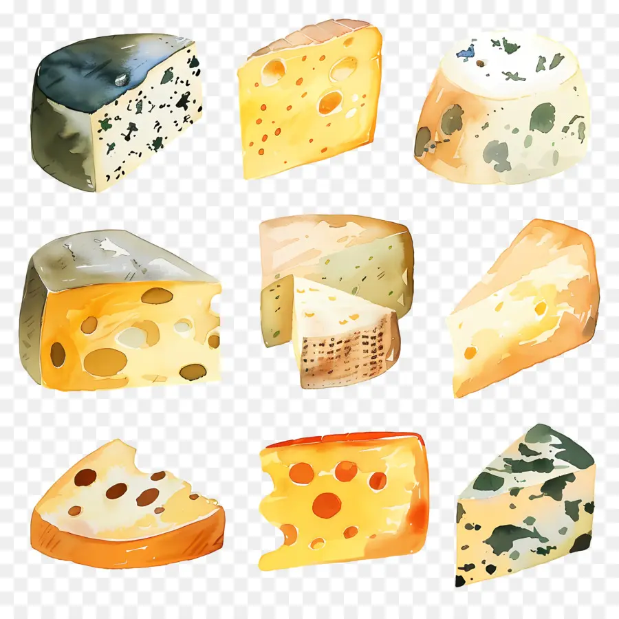 الجبن，شرائح الجبن PNG