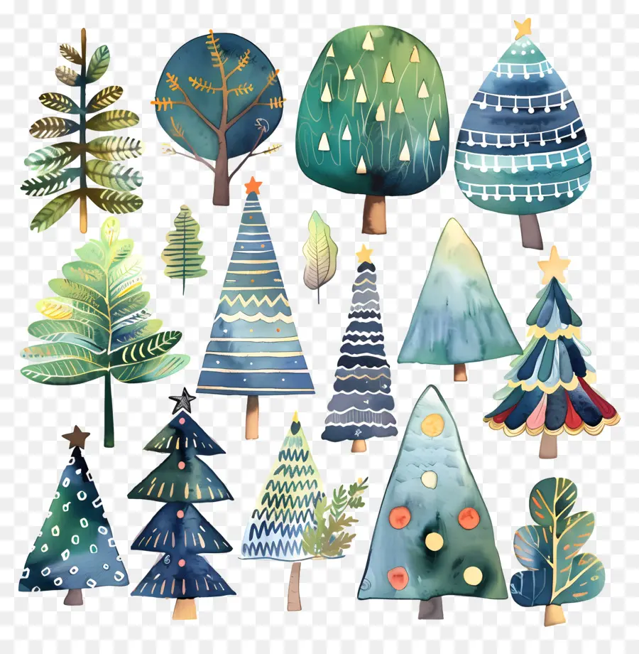 شجرة عيد الميلاد，الأشجار PNG