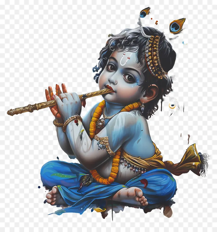 كريشنا Janmashtami，الرب فيشنو PNG