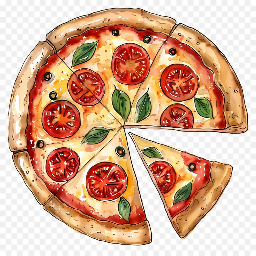 البيتزا，المكونات PNG