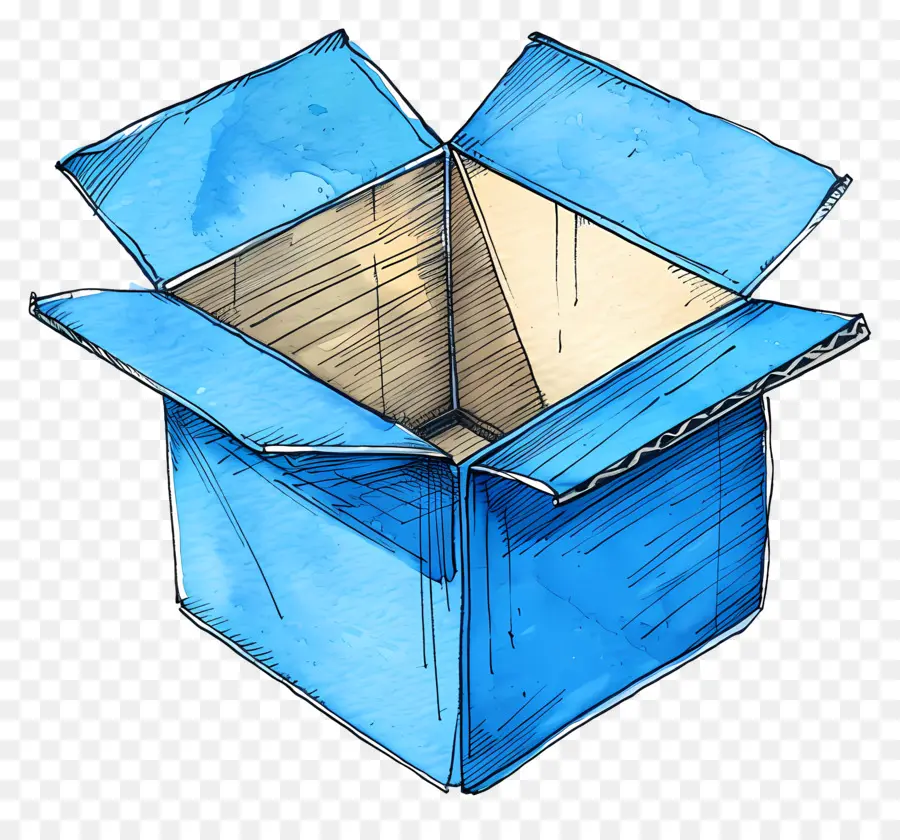 صندوق من الورق المقوى，مربع التعبئة PNG