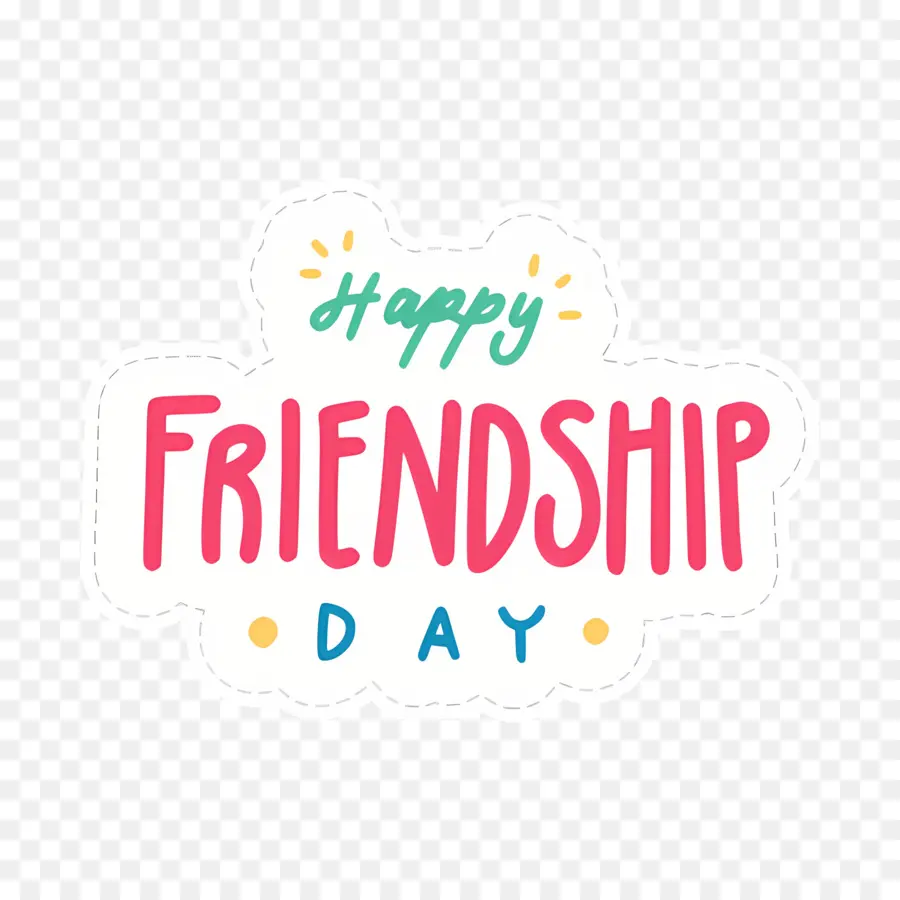 يوم الصداقة，أصدقاء سعيد اليوم PNG
