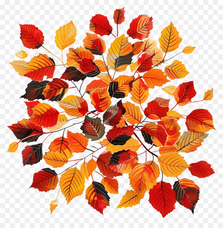 أوراق الشجر الخريف，ناقلات PNG