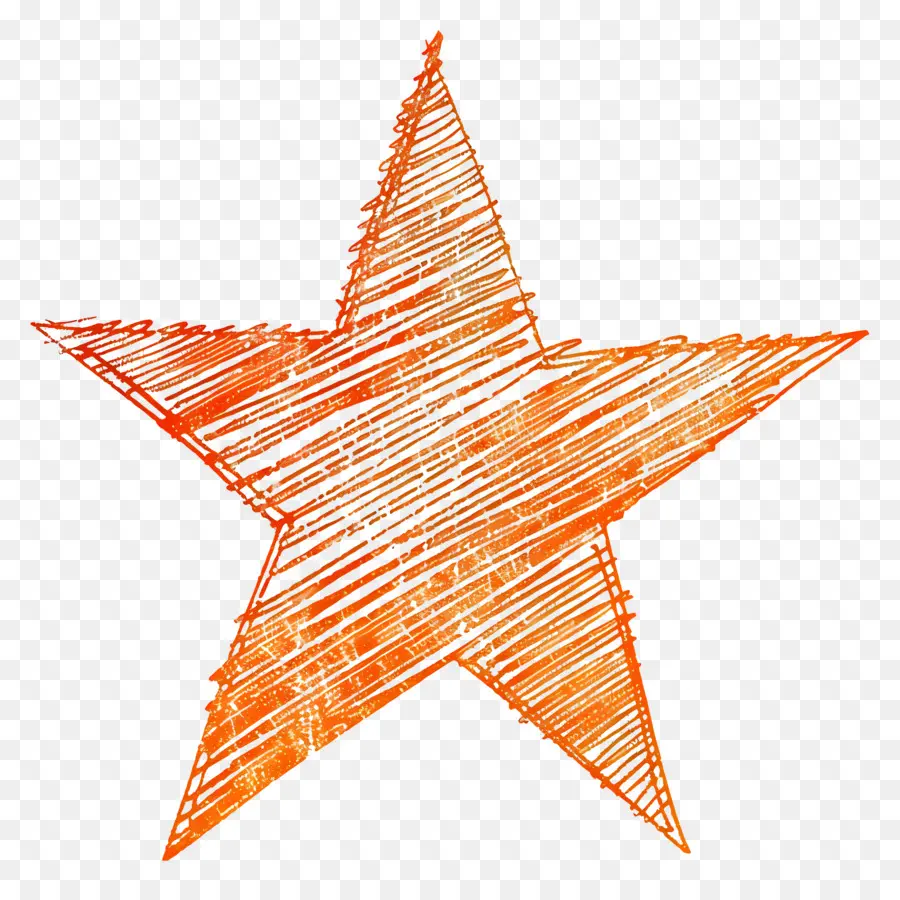 نجوم，البرتقال نجوم PNG