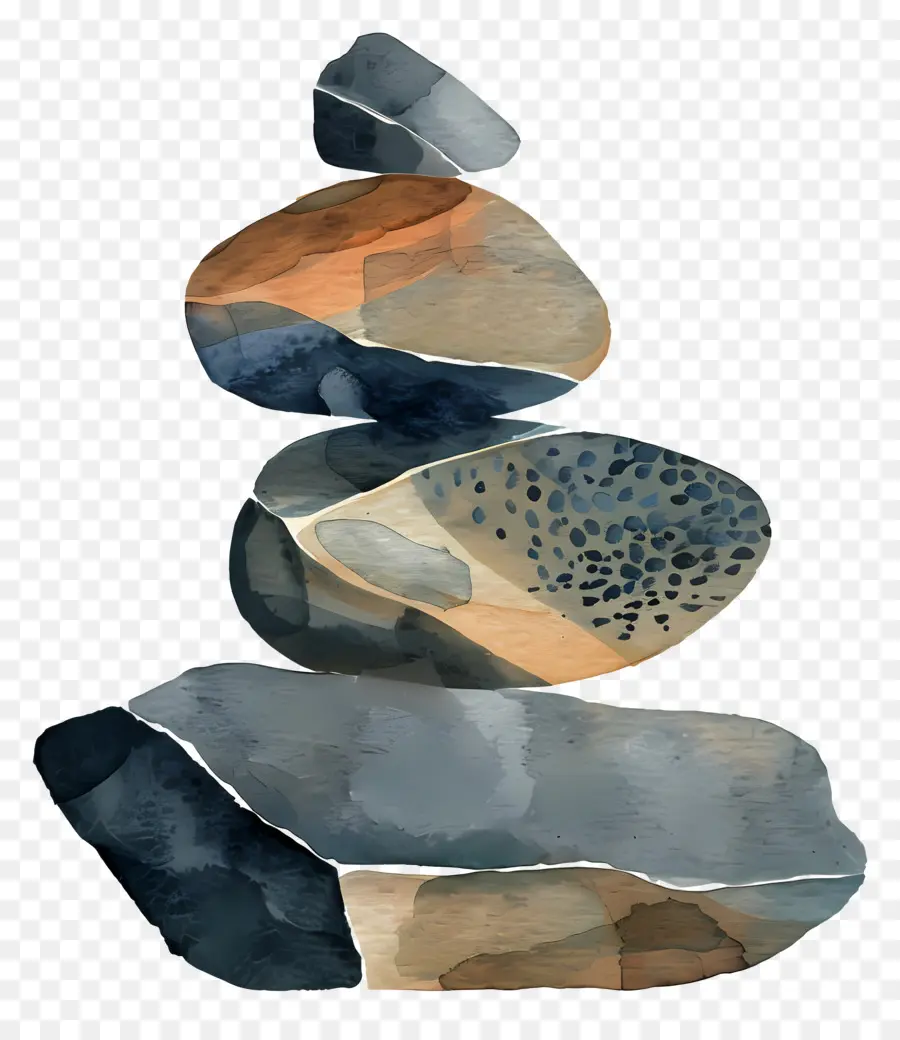 صخرة الحجر，تكديس الحجر PNG
