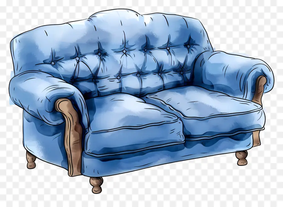 أريكة زرقاء，الأريكة الأزرق PNG
