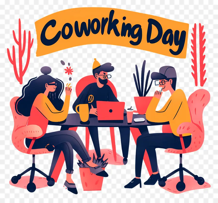 يوم العمل，Coworking PNG