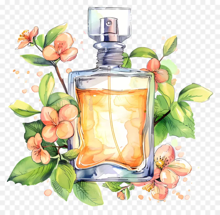 عطر，تصميم الأزهار PNG