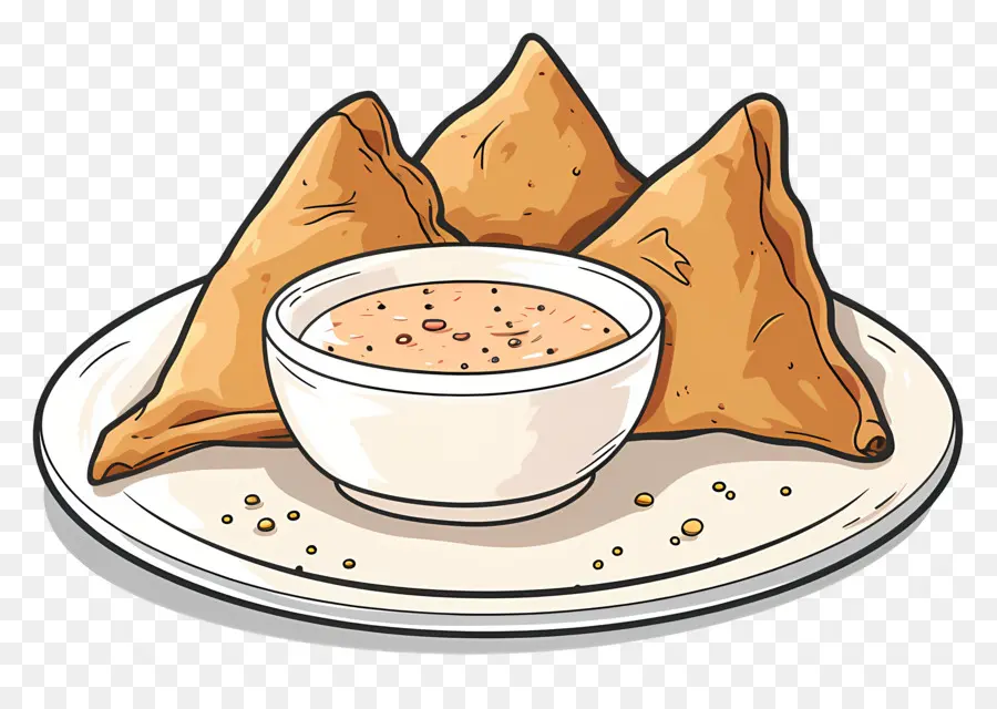 السمبوسة，Wontons PNG