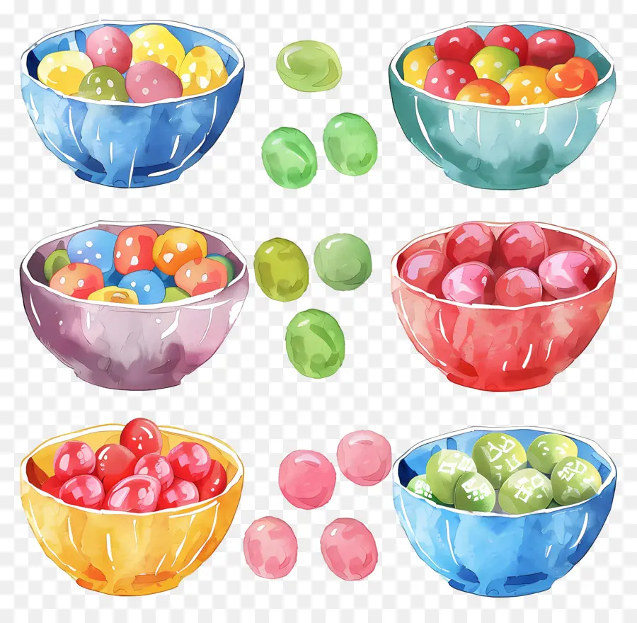 حلوى السلطانية，Gumballs PNG