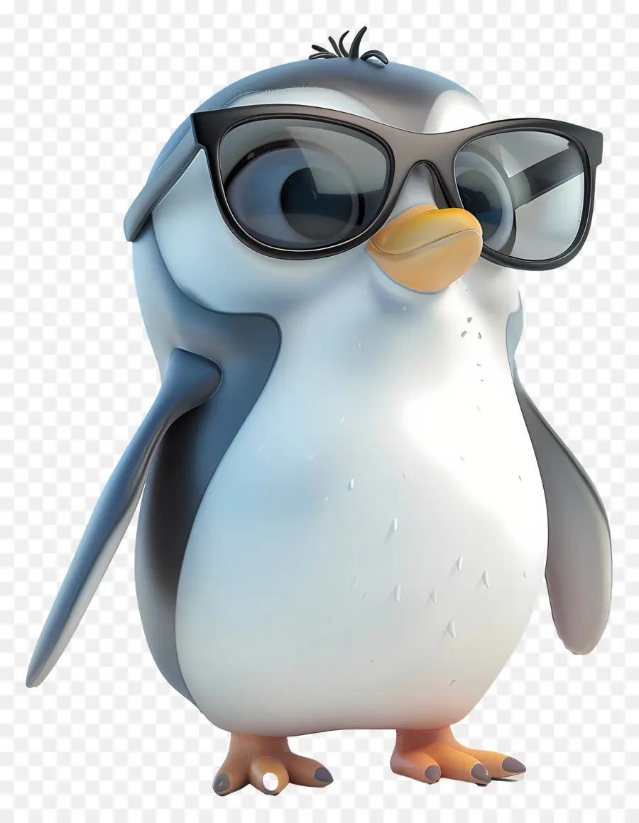 3d Little Penguin，البطريق PNG