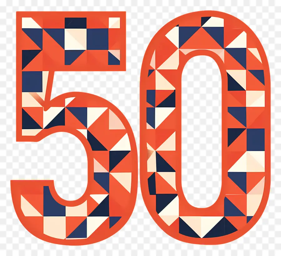 عدد 50，الأرقام PNG