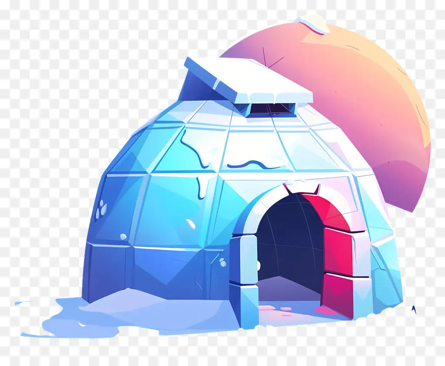 القباني，الثلج Igloo PNG