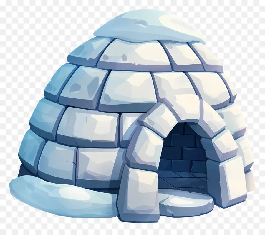 القباني，الثلج Igloo PNG