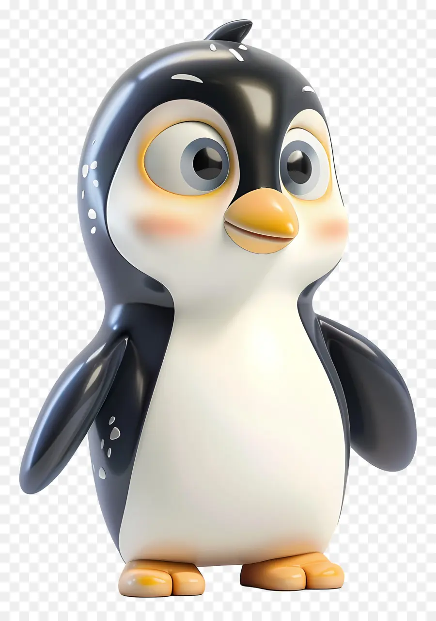 3d Little Penguin，البطريق PNG