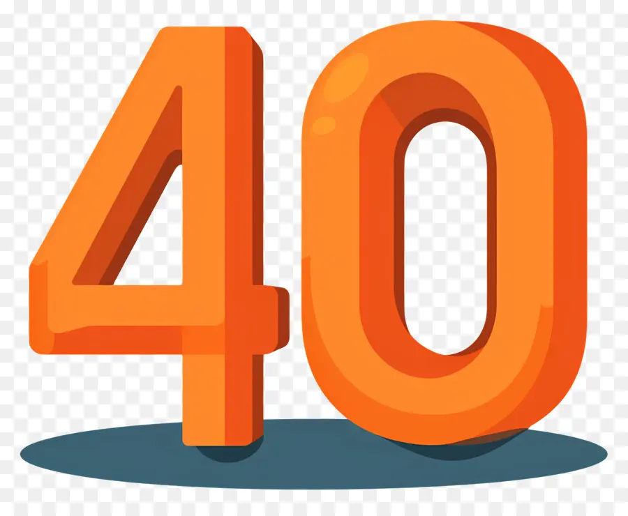 عدد 40，مما يجعل 3d PNG