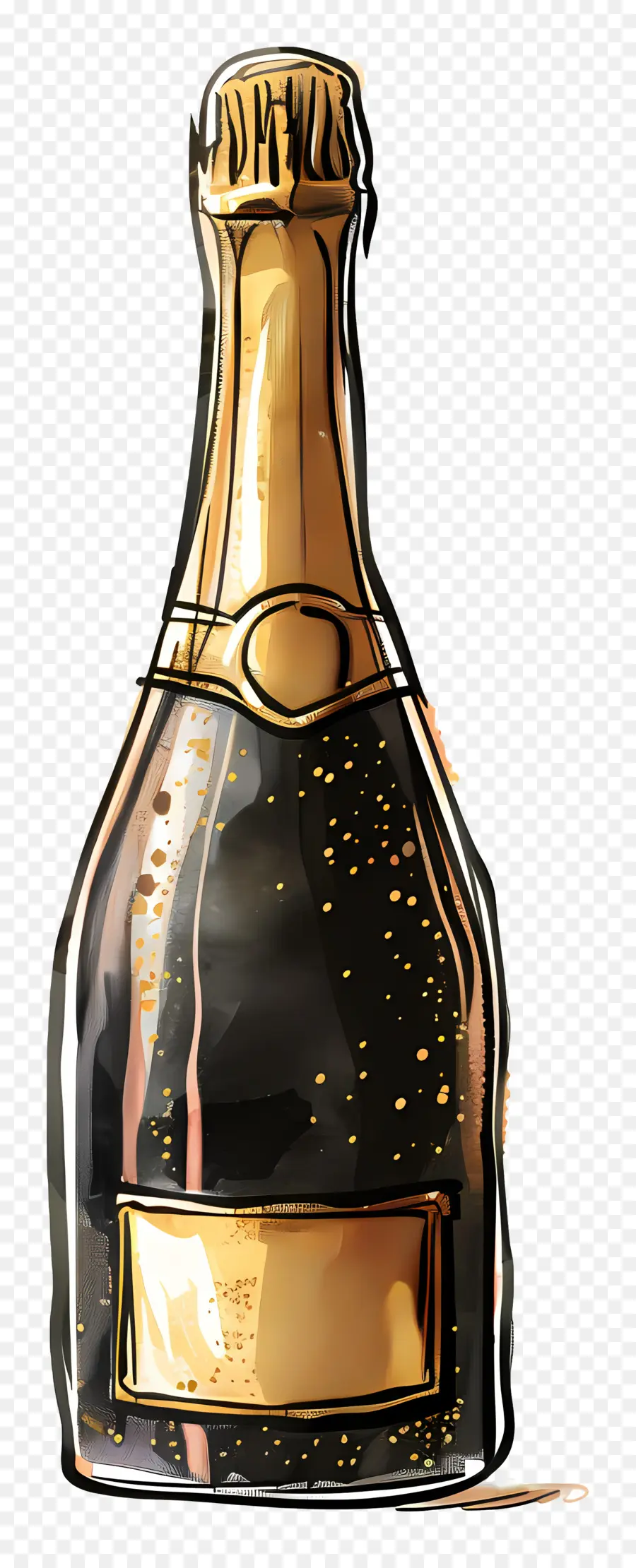 زجاجة شمبانيا，فوف Clicquot PNG