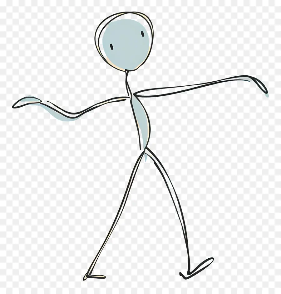 رقص Stickman，شخصية الإنسان PNG