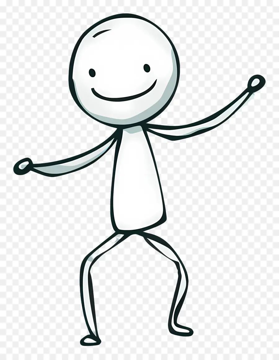 رقص Stickman，الرجل PNG