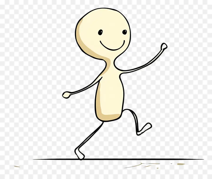 رقص Stickman，شخصية الكرتون PNG