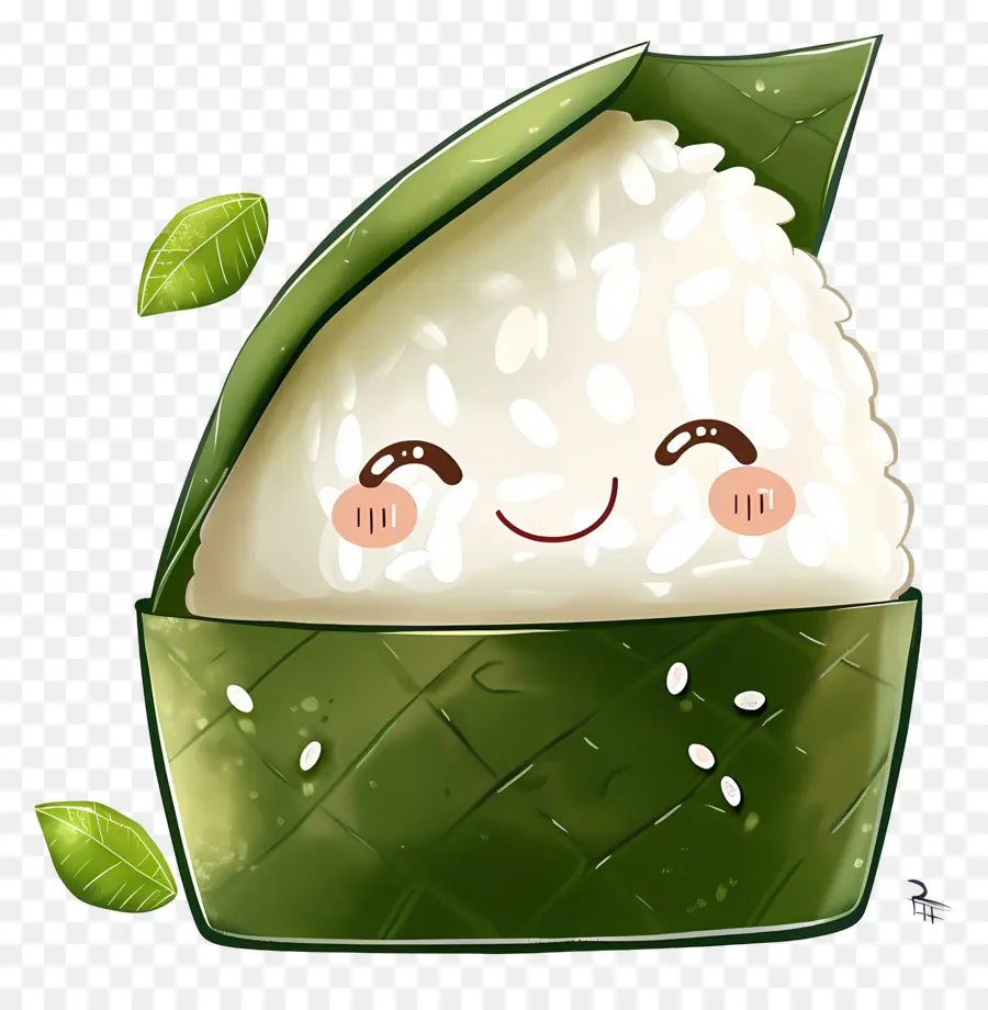 لطيف Onigiri，شخصية للرسوم المتحركة PNG