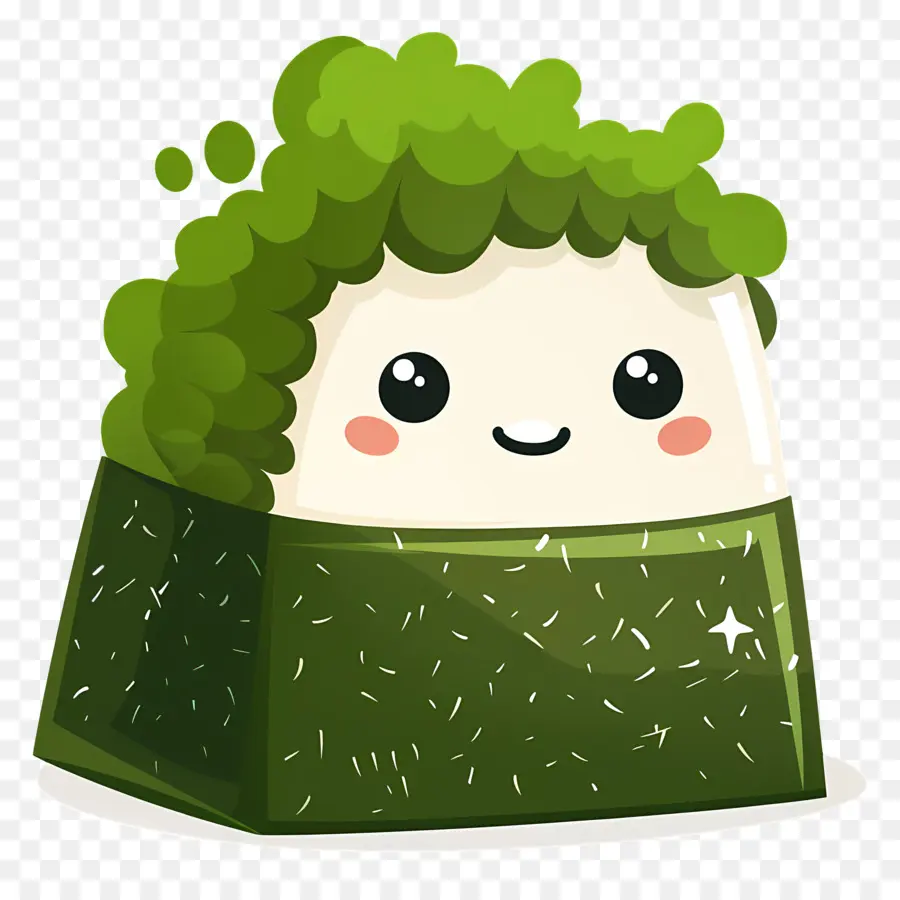 لطيف Onigiri，شخصية للرسوم المتحركة PNG