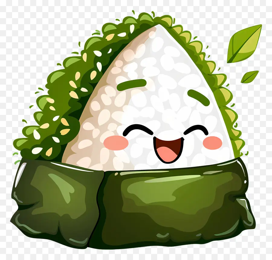 لطيف Onigiri，شخصية للرسوم المتحركة PNG